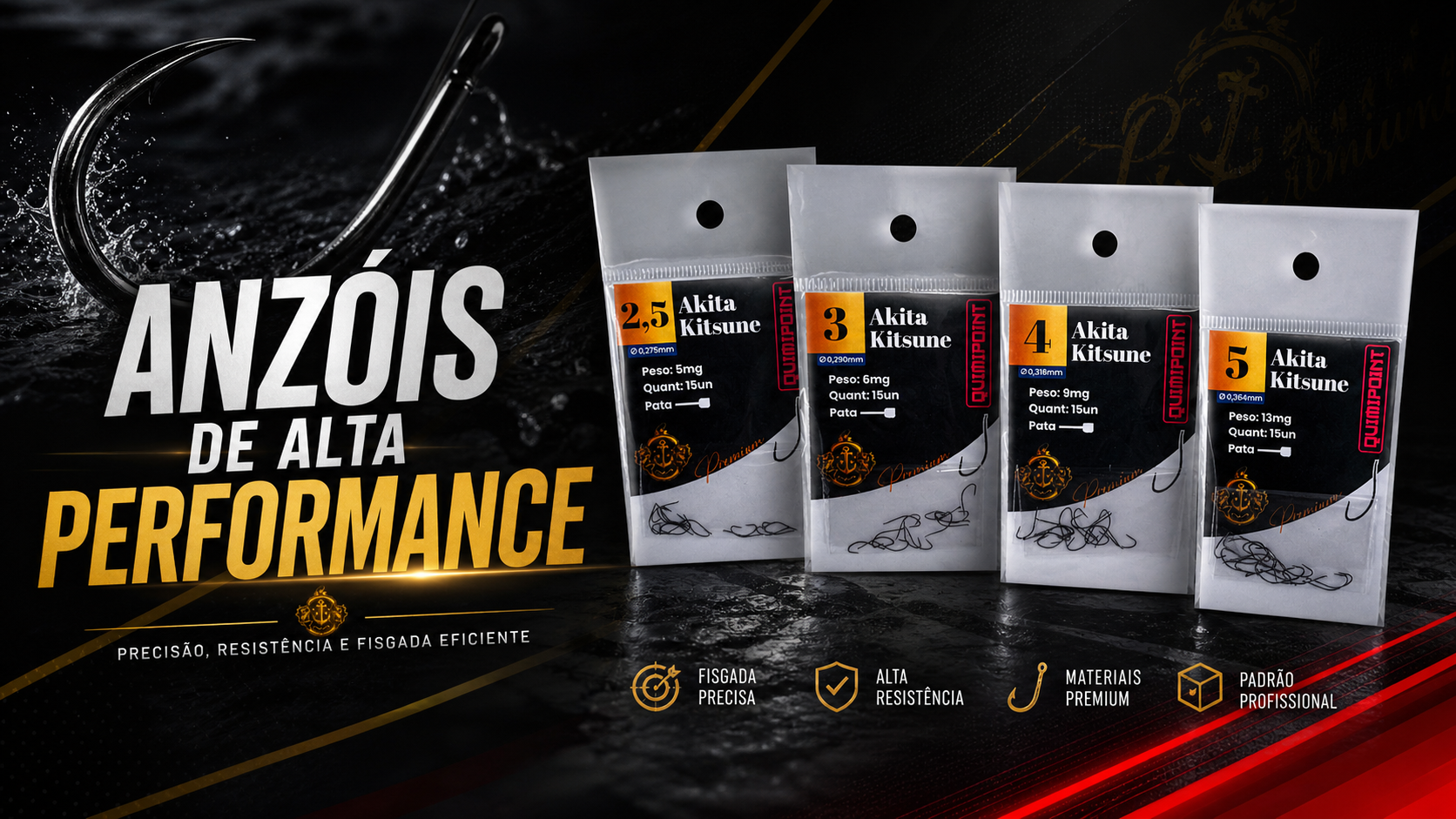 Anzóis premium