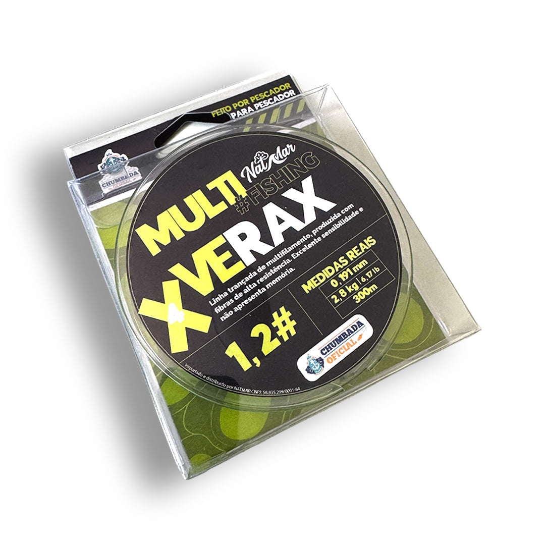 VERAX Linha de Multifilamento 4X – 300 metros | Chumbada Oficial
