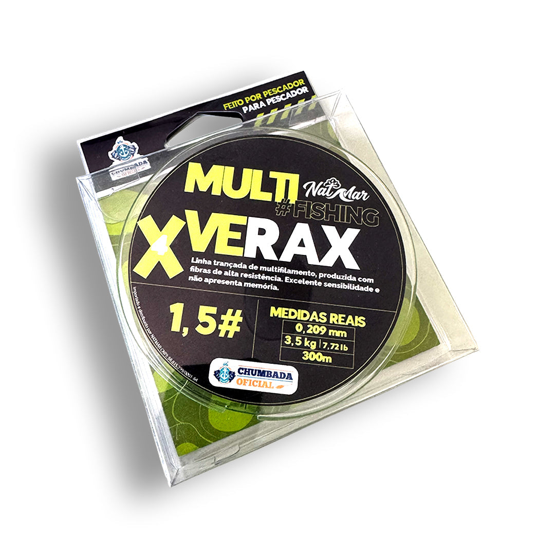 VERAX Linha de Multifilamento 4X – 300 metros | Chumbada Oficial