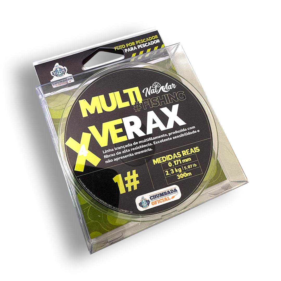 VERAX Linha de Multifilamento 4X – 300 metros | Chumbada Oficial