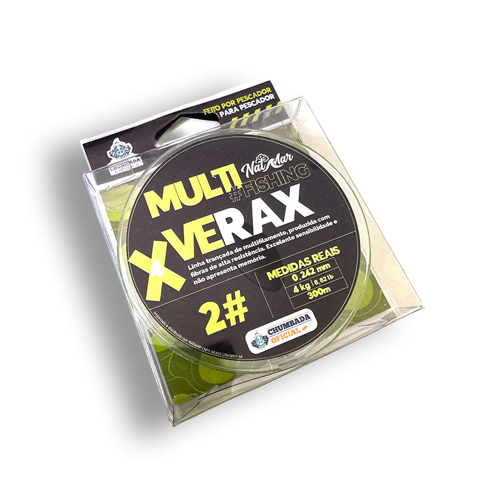 VERAX Linha de Multifilamento 4X – 300 metros | Chumbada Oficial