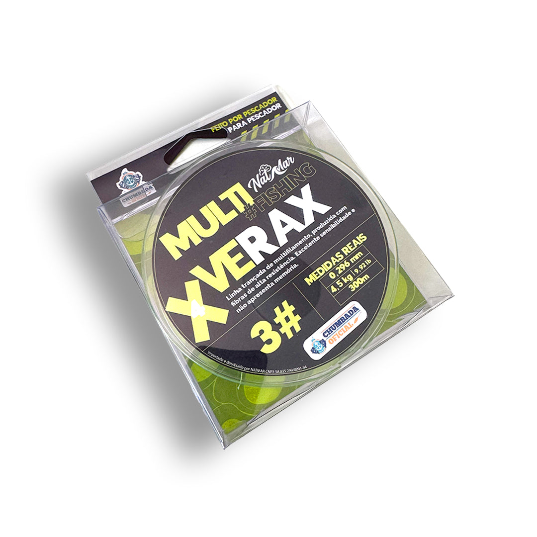 VERAX Linha de Multifilamento 4X – 300 metros | Chumbada Oficial