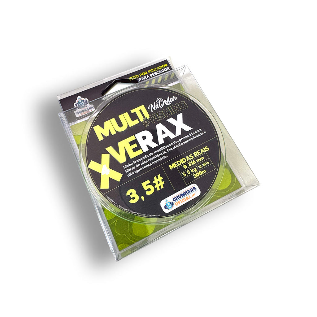 VERAX Linha de Multifilamento 4X – 300 metros | Chumbada Oficial