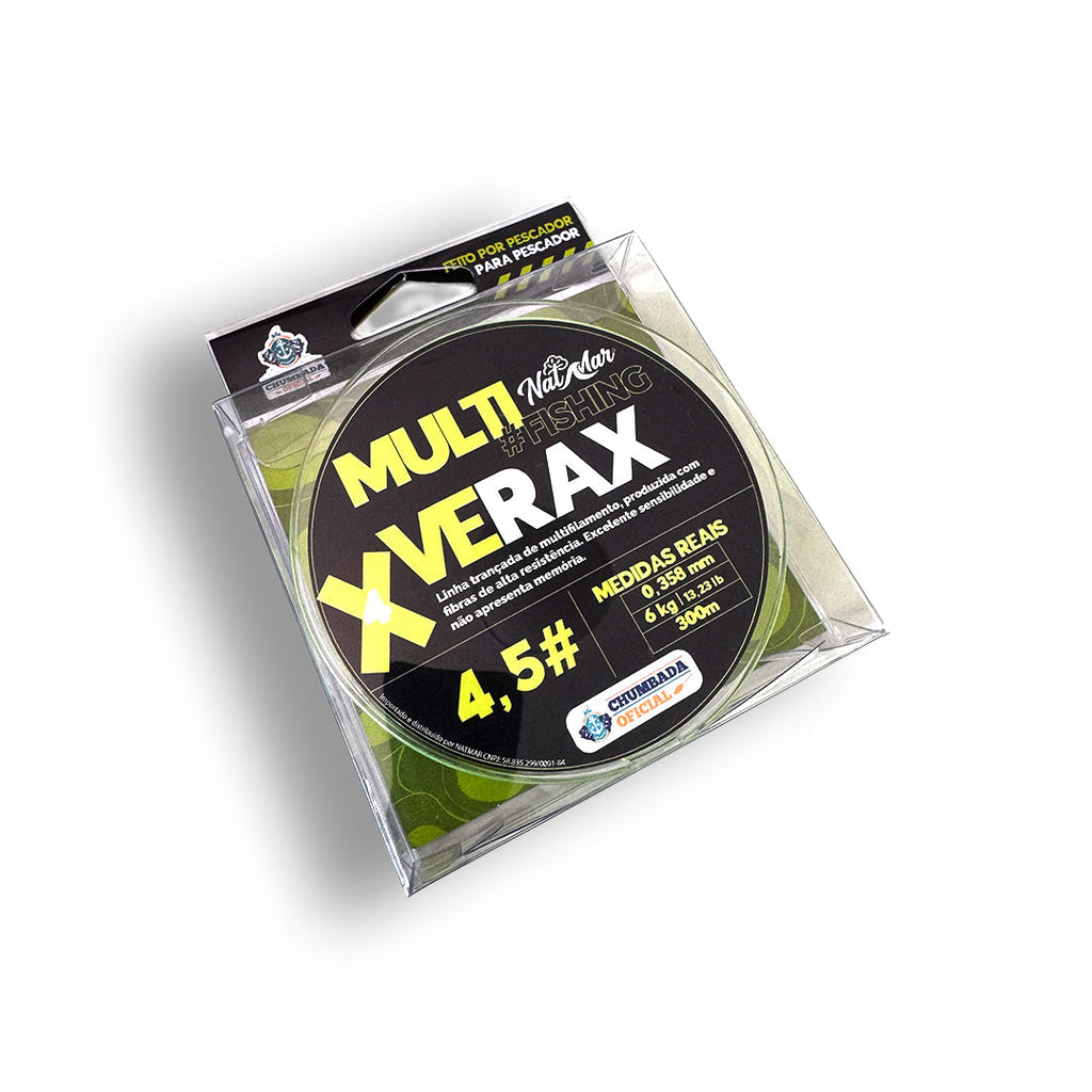 VERAX Linha de Multifilamento 4X – 300 metros | Chumbada Oficial