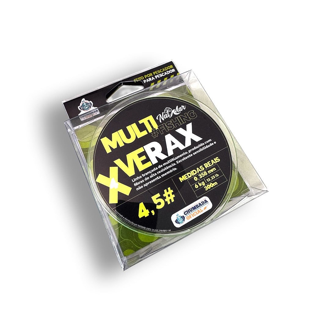 VERAX Linha de Multifilamento 4X – 300 metros | Chumbada Oficial