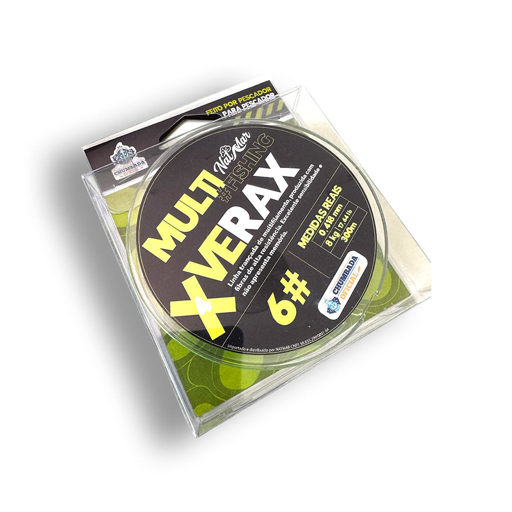 VERAX Linha de Multifilamento 4X – 300 metros | Chumbada Oficial