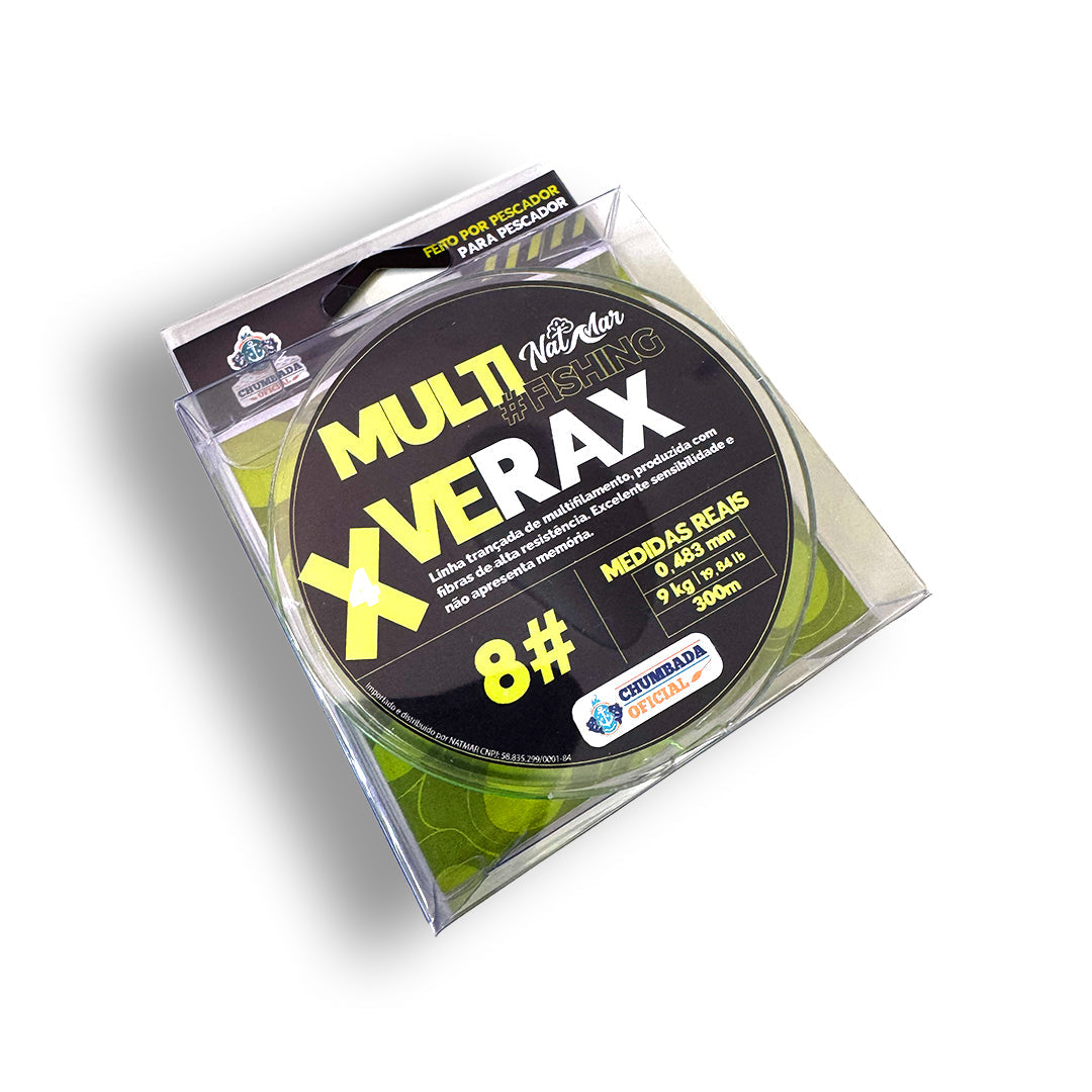 VERAX Linha de Multifilamento 4X – 300 metros | Chumbada Oficial
