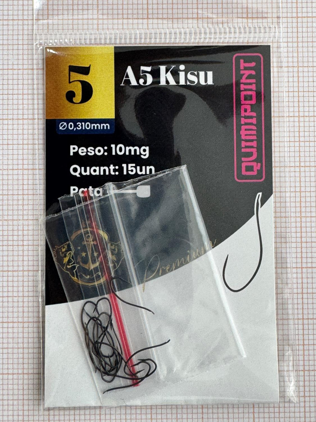 Anzol A5 Kisu Premium Quimipoint (Pct com 15)