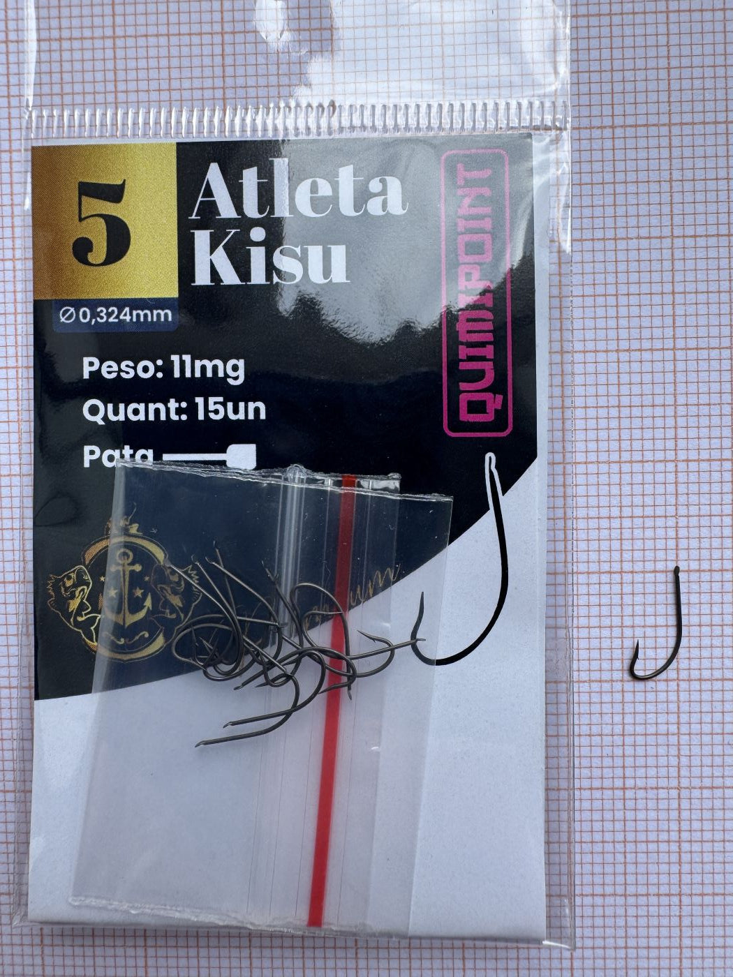 Anzol Atleta Kisu Premium QUIMIPOINT