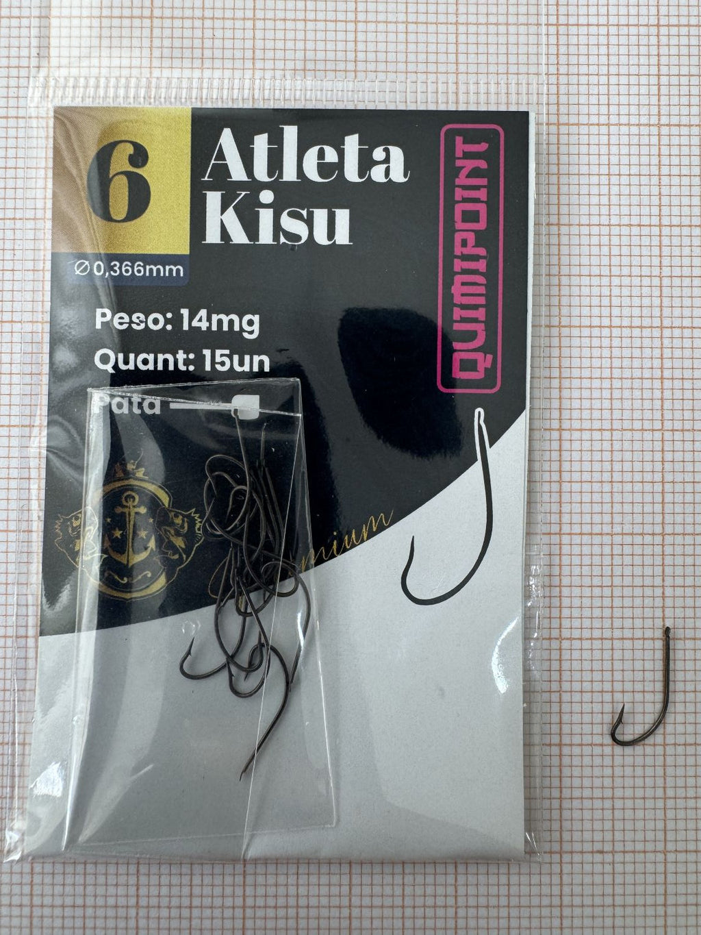 Anzol Atleta Kisu Premium QUIMIPOINT