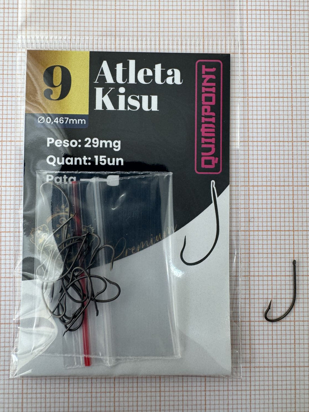 Anzol Atleta Kisu Premium QUIMIPOINT