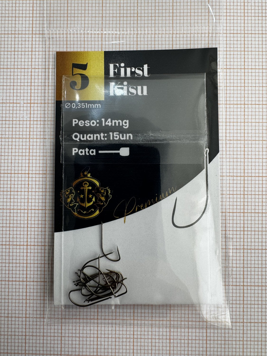 Anzol First Kisu Premium (Pct com 15)