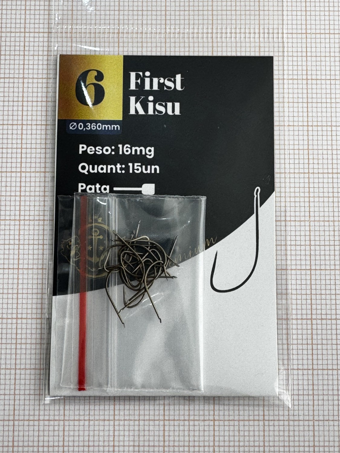 Anzol First Kisu Premium (Pct com 15)