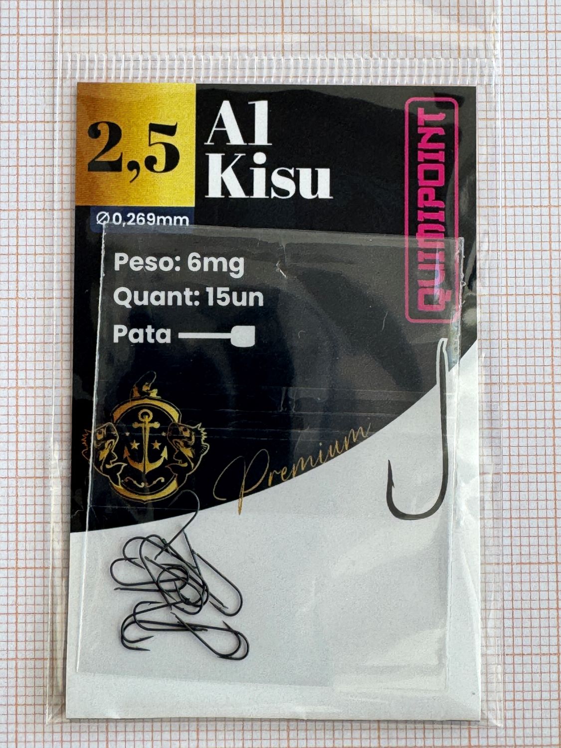 Anzol A1 Kisu Premium QUIMIPOINT (Pct com 15)
