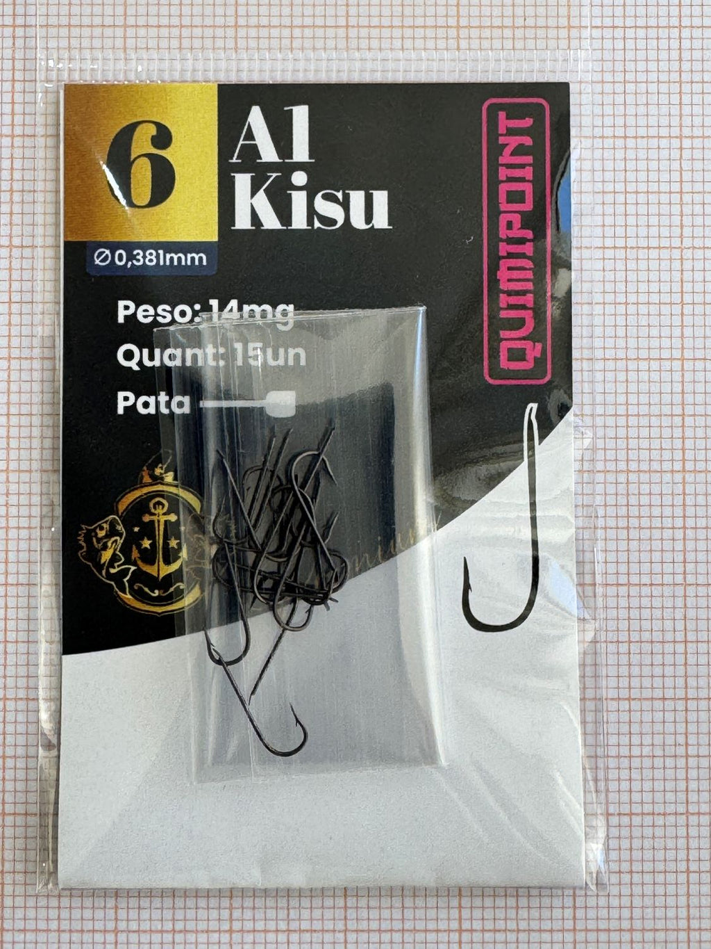 Anzol A1 Kisu Premium QUIMIPOINT (Pct com 15)