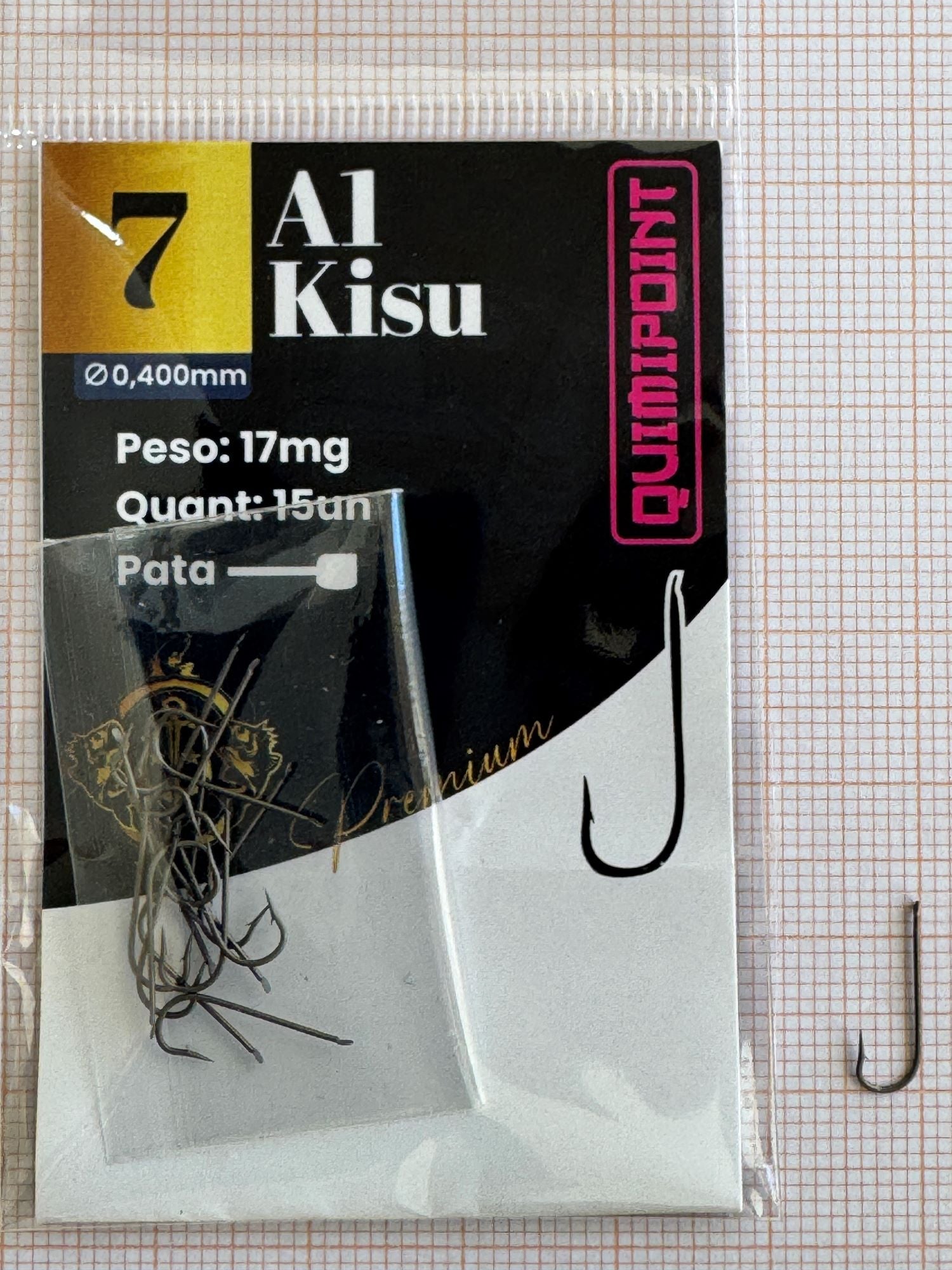Anzol A1 Kisu Premium QUIMIPOINT (Pct com 15)