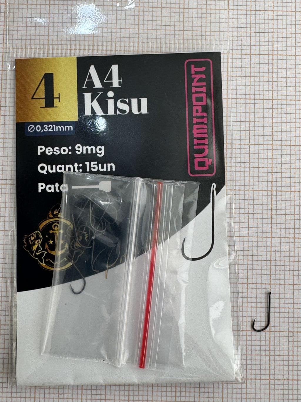 Anzol A4 Kisu Premium Quimipoint (Pct com 15)