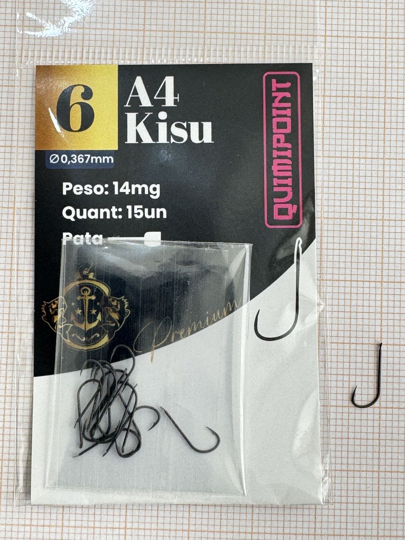 Anzol A4 Kisu Premium Quimipoint (Pct com 15)