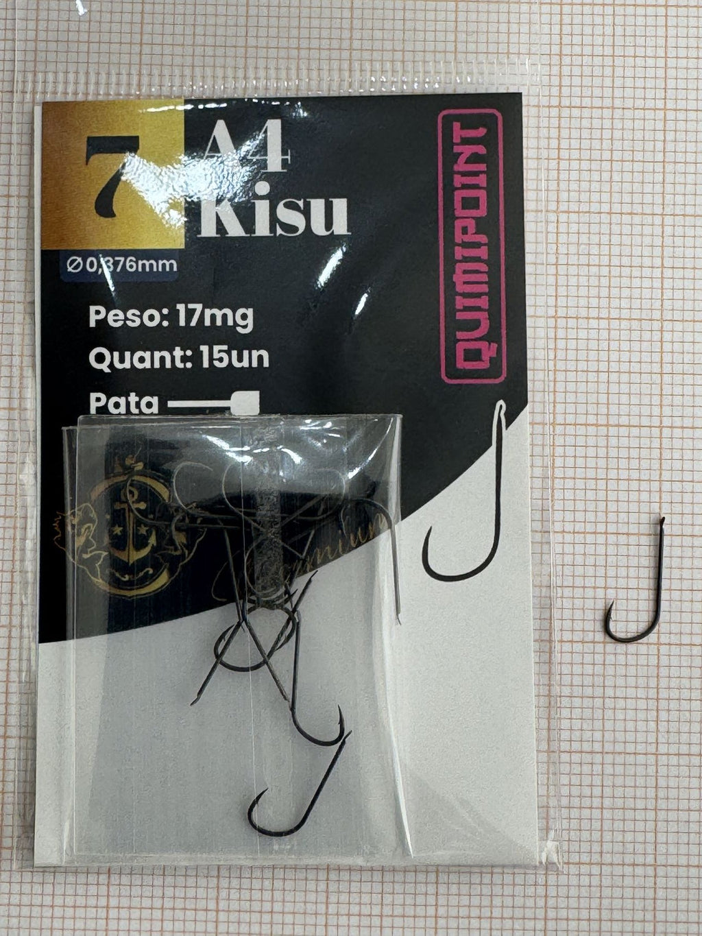 Anzol A4 Kisu Premium Quimipoint (Pct com 15)