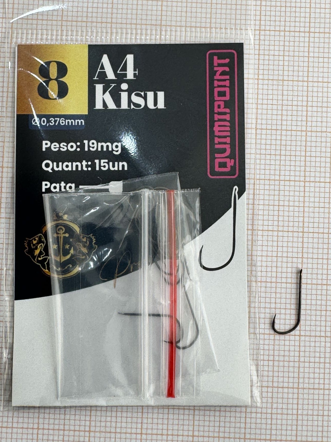 Anzol A4 Kisu Premium Quimipoint (Pct com 15)