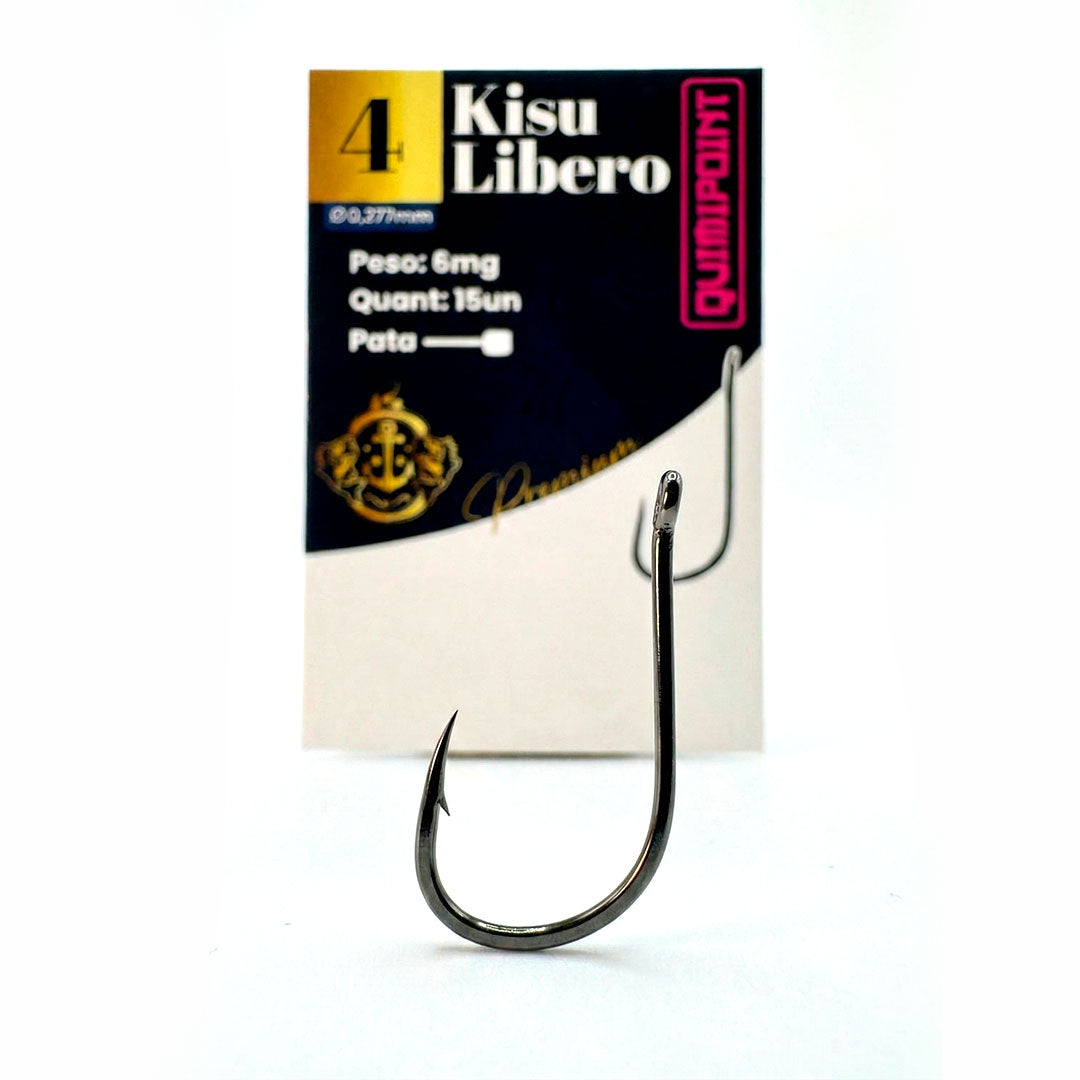 Anzol Kisu Libero Premium QUIMIPOINT (Pct com 15)