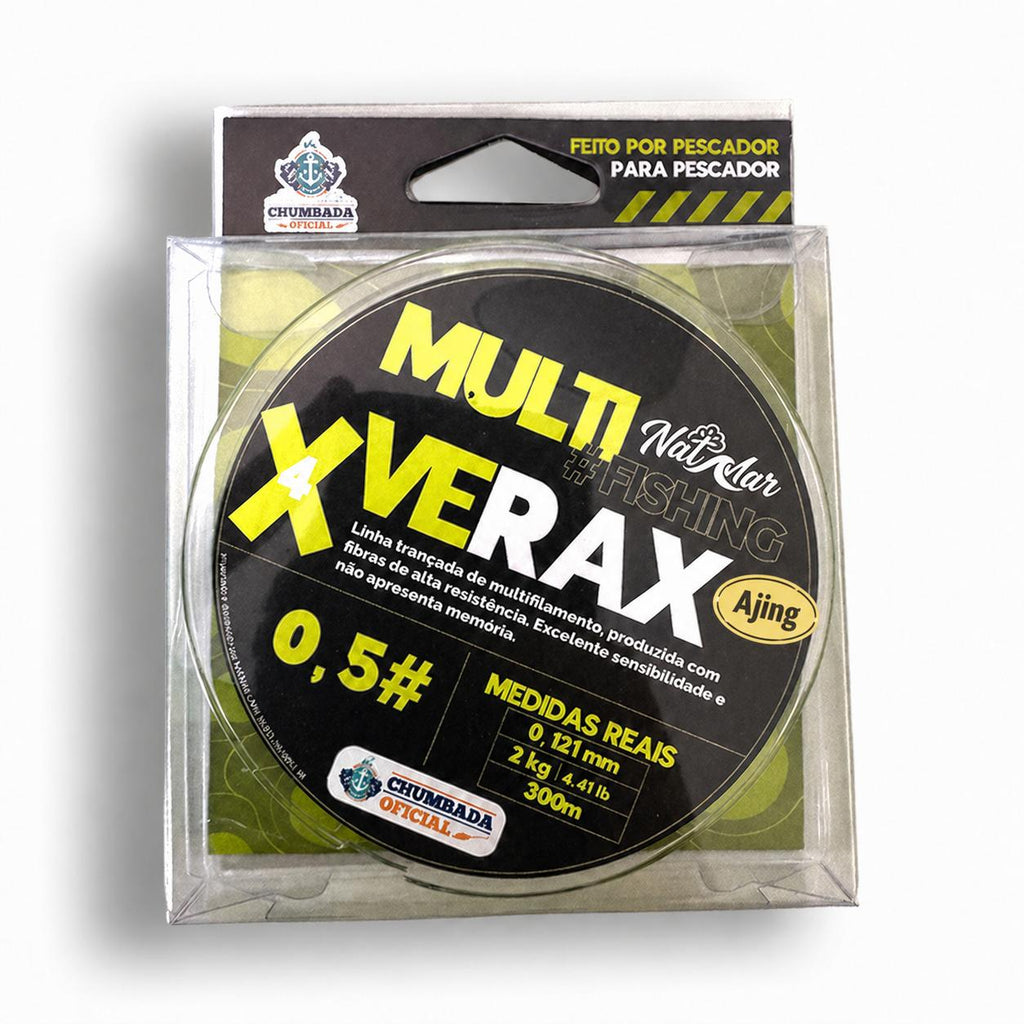 VERAX Linha de Multifilamento 4X – 300 metros | Chumbada Oficial