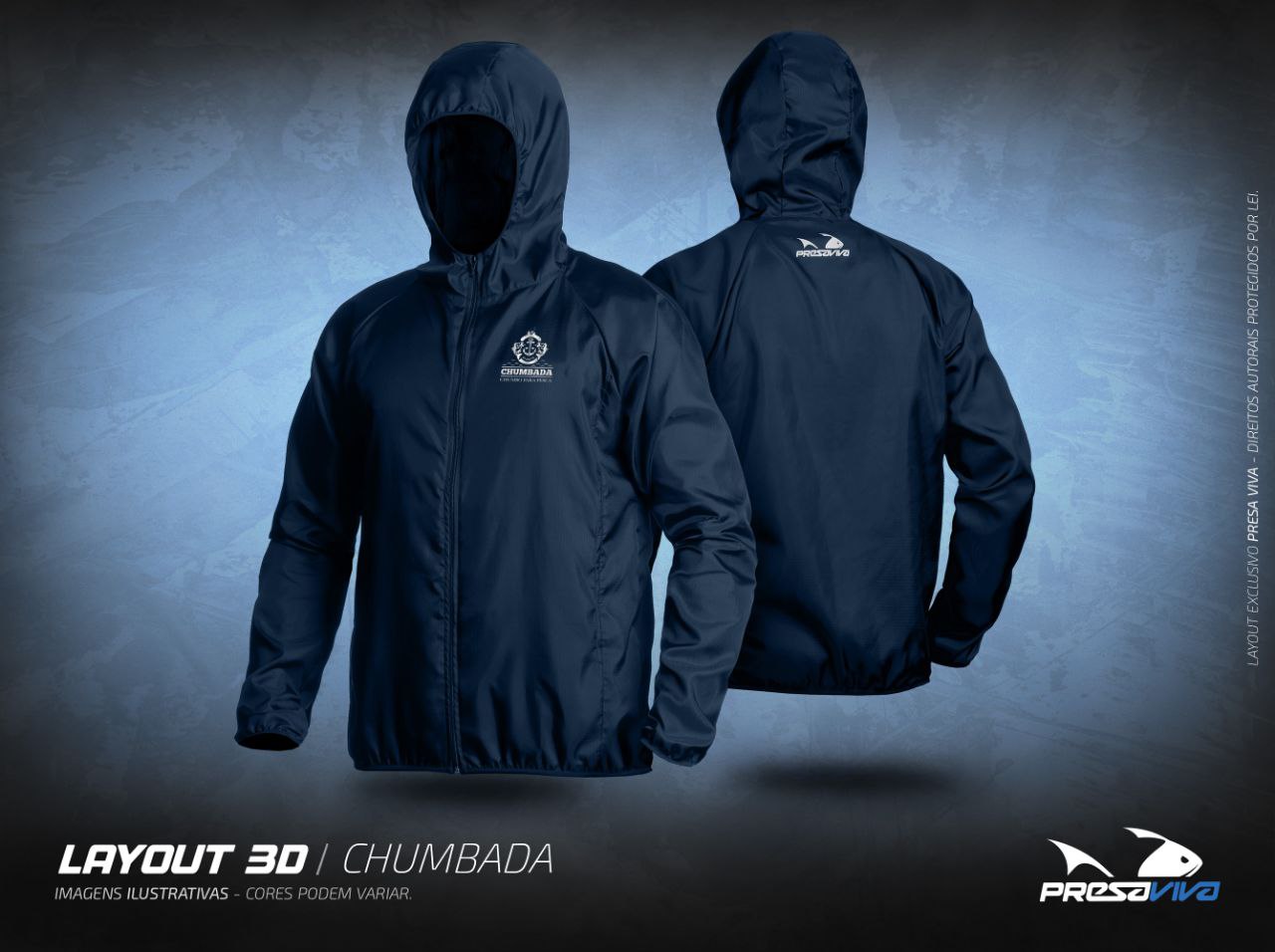 Blusa Corta-Vento Presa Viva - Chumbada