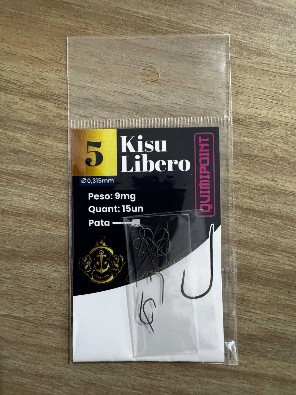 Anzol Kisu Libero Premium QUIMIPOINT (Pct com 15)