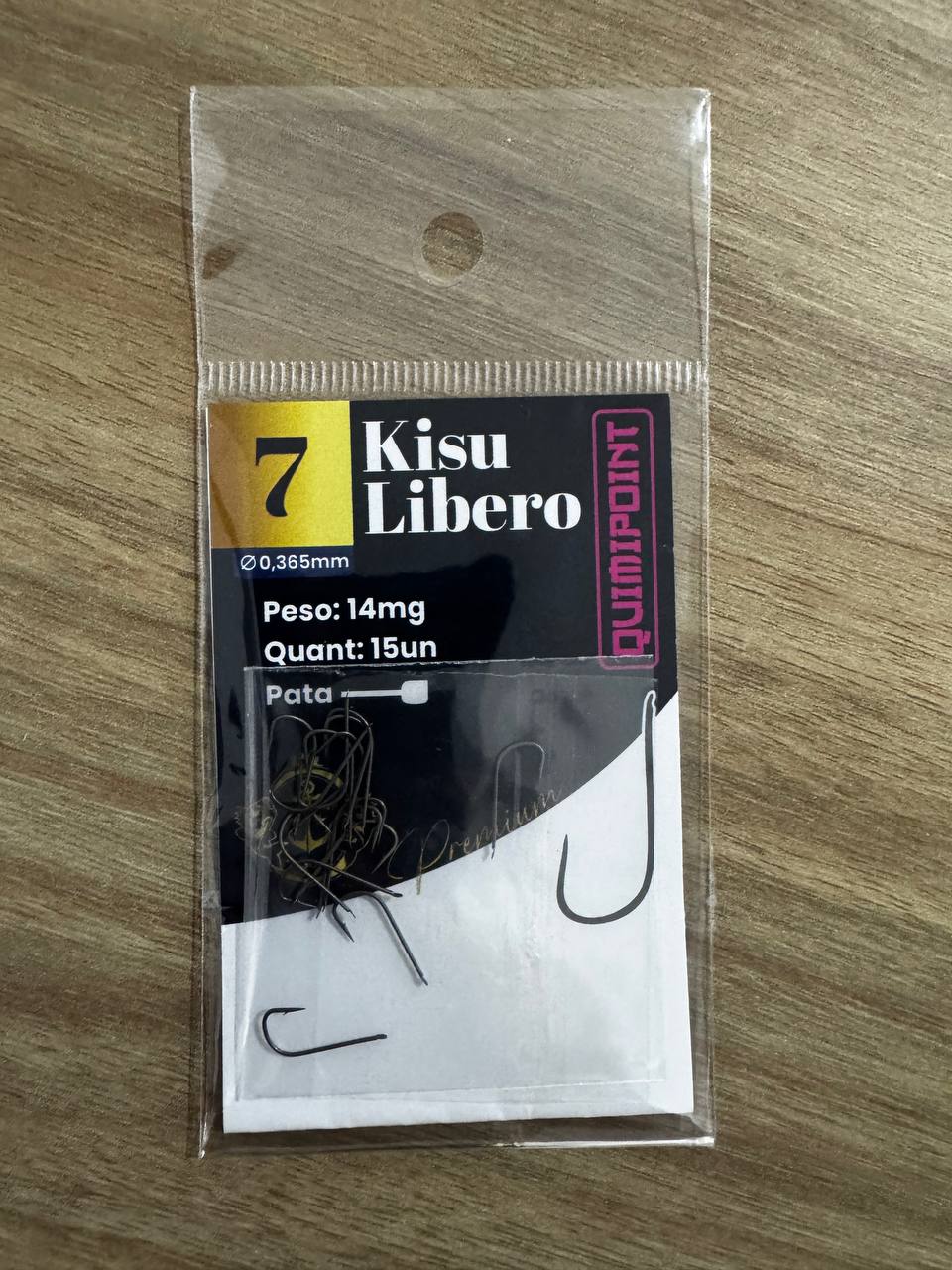 Anzol Kisu Libero Premium QUIMIPOINT (Pct com 15)