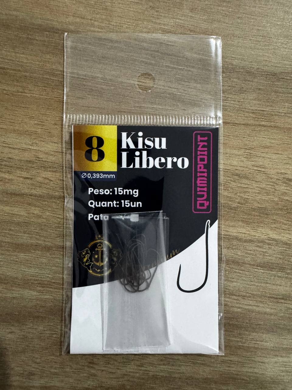 Anzol Kisu Libero Premium QUIMIPOINT (Pct com 15)